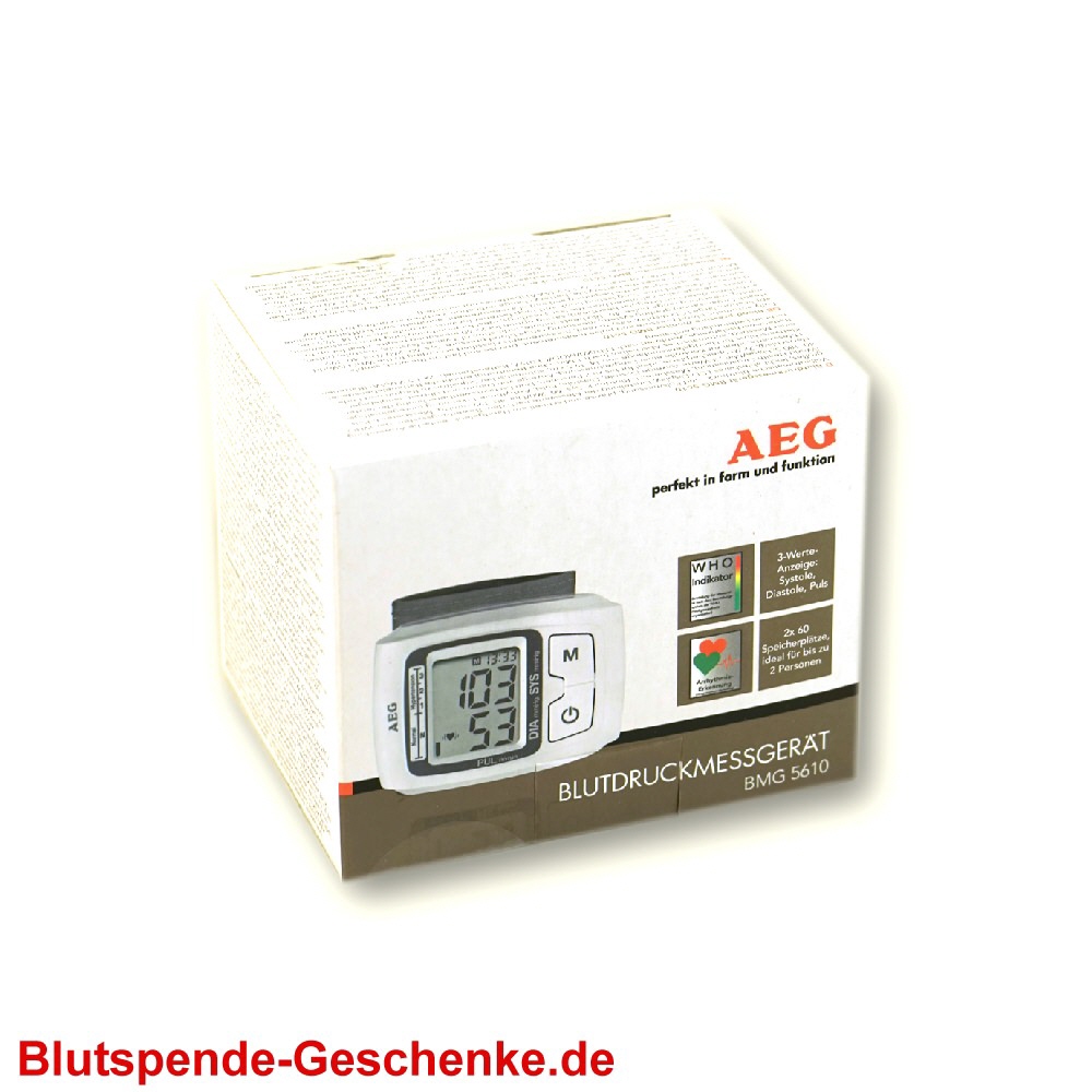 Blutspendegeschenk Blutdruck-Messgerät