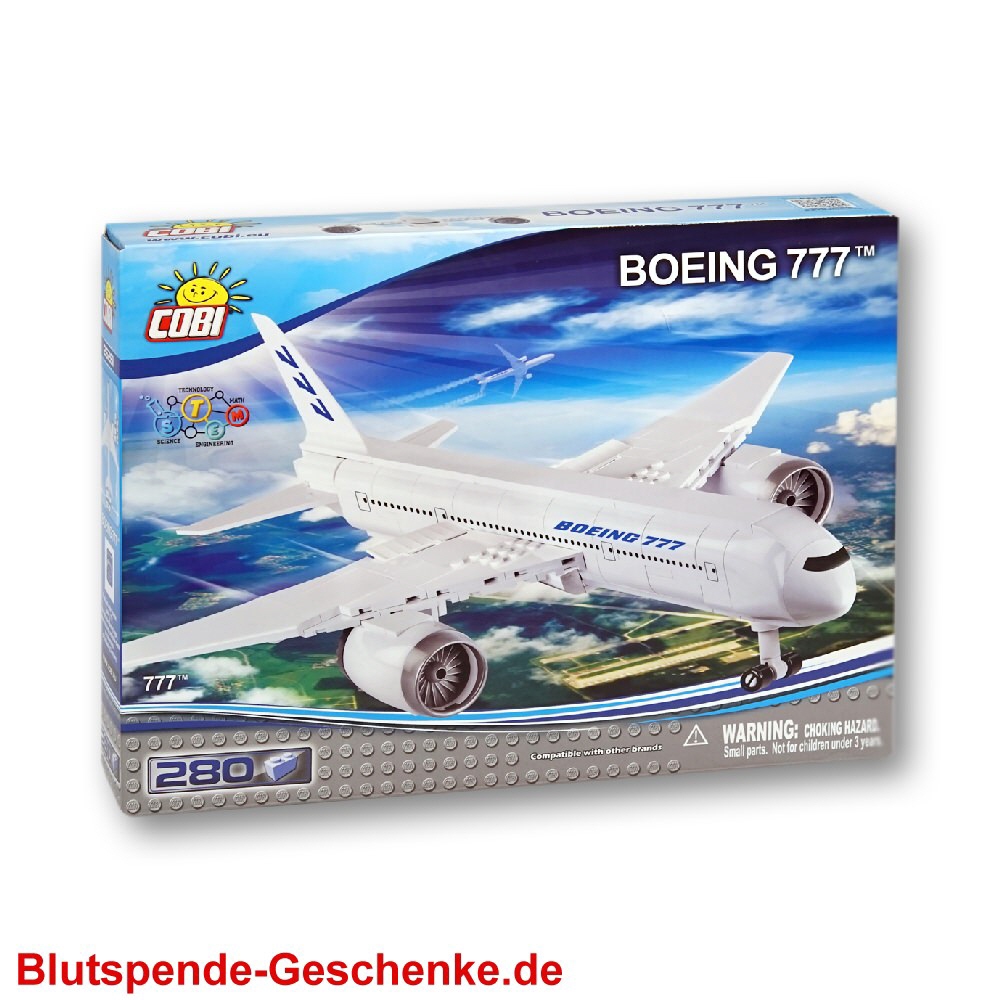 Blutspendegeschenk Boeing 777