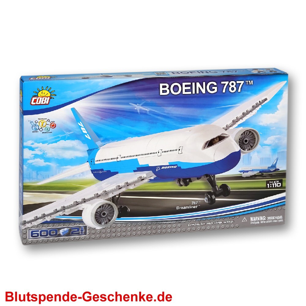 Blutspendegeschenk Boeing 787