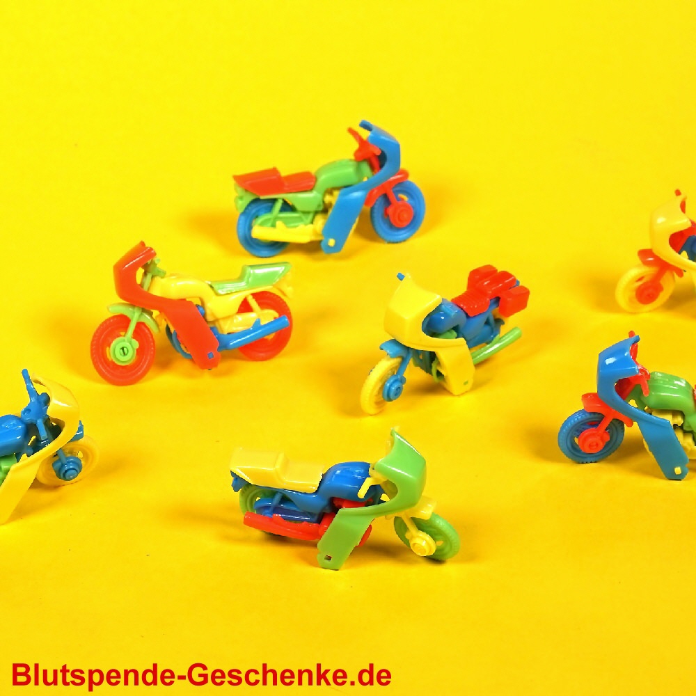 Blutspendegeschenk Spielzeug-Motorräder