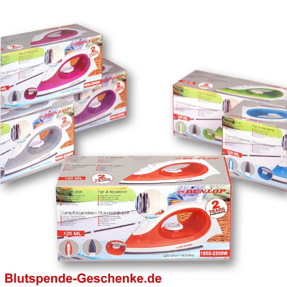 Blutspendegeschenk Bügeleisen