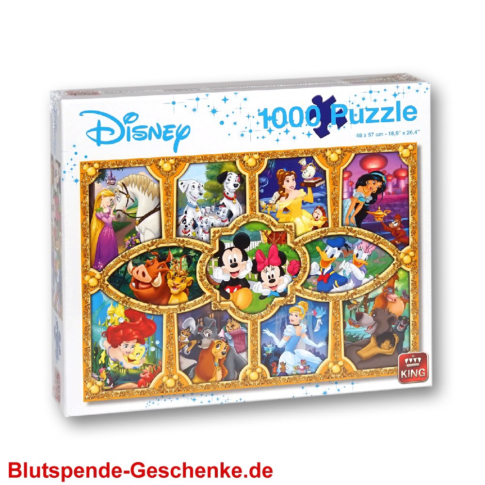 Blutspendegeschenk Disney-Puzzle