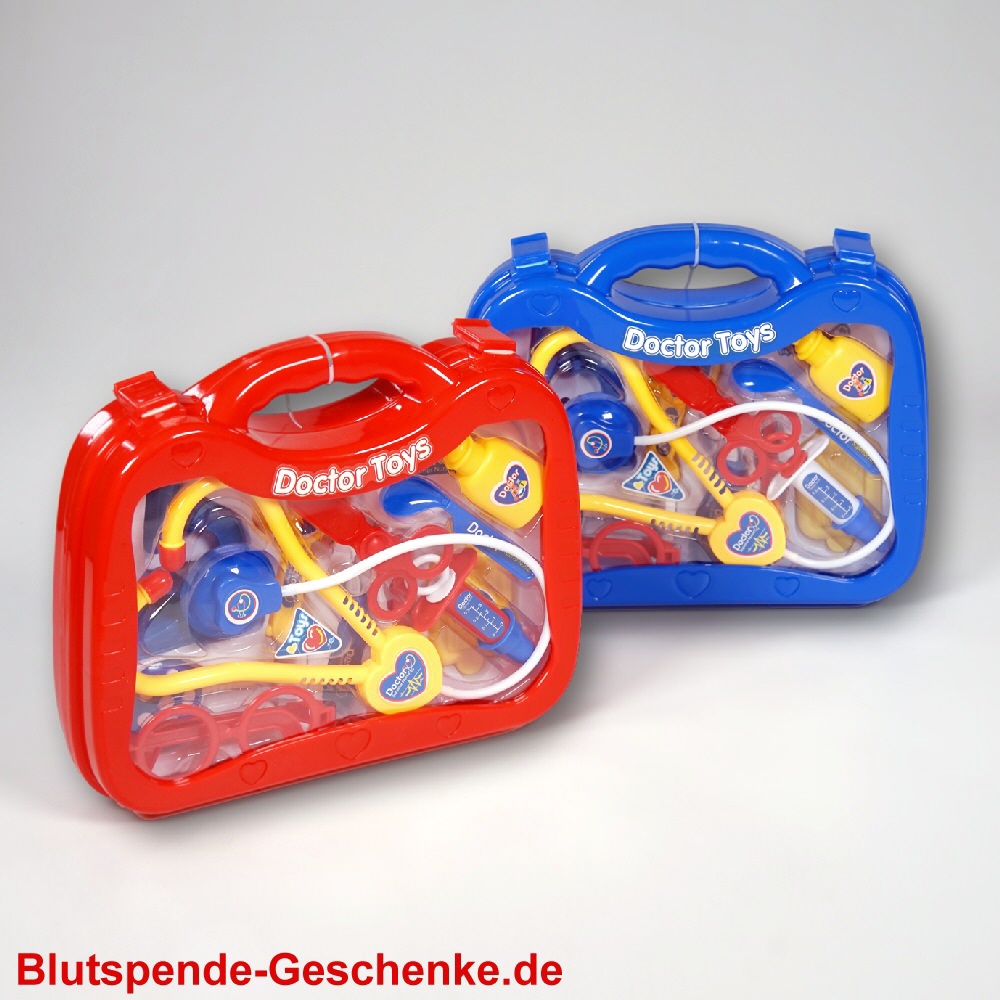 Blutspendegeschenk Spielzeug-Doktorkoffer