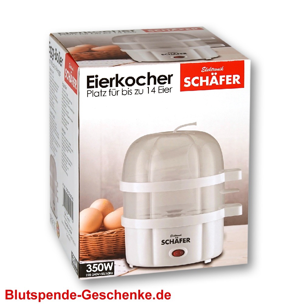 Blutspendegeschenk Doppel-Eierkocher
