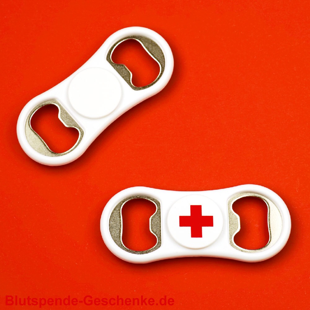 Blutspendegeschenk Spinner-Doppel-Flaschenöffner