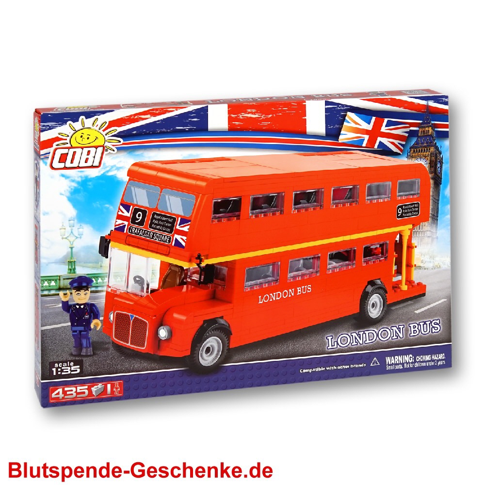Blutspendegeschenk London-Doppeldecker-Bus