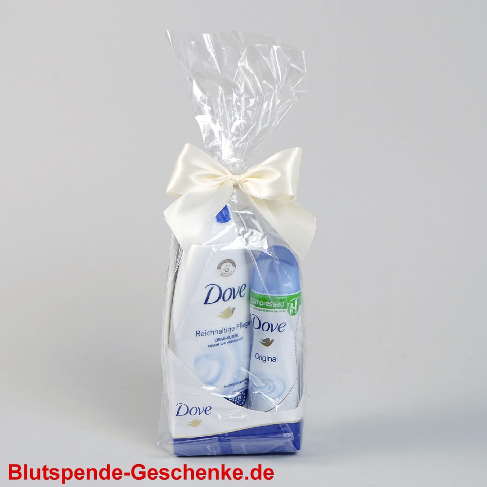 Blutspendegeschenk Dove-Geschenset