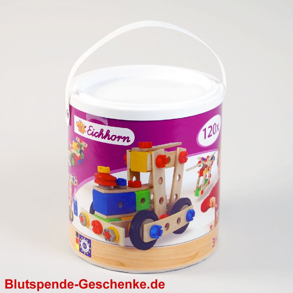 Blutspendegeschenk Holzspielzeug