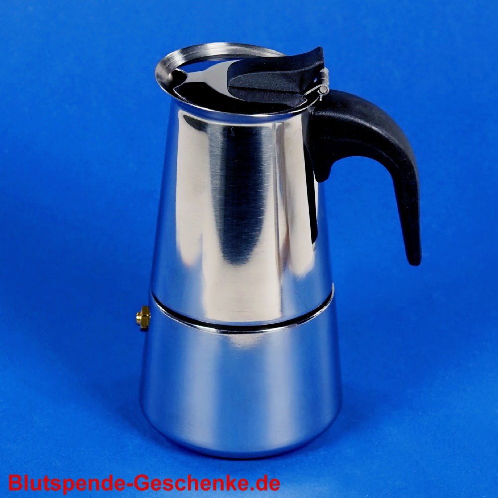 Blutspendegeschenk Espresso-Zubereiter