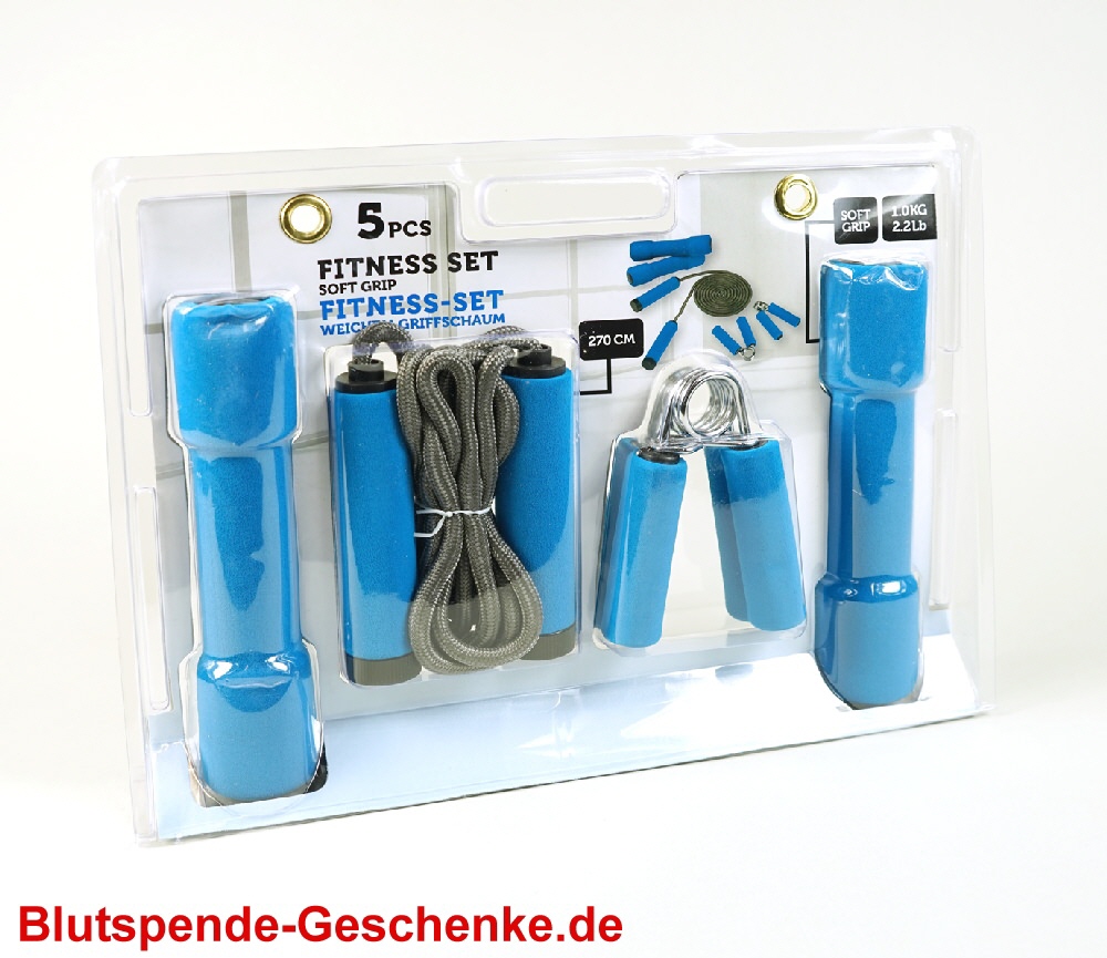Blutspendegeschenk Fitness-Set