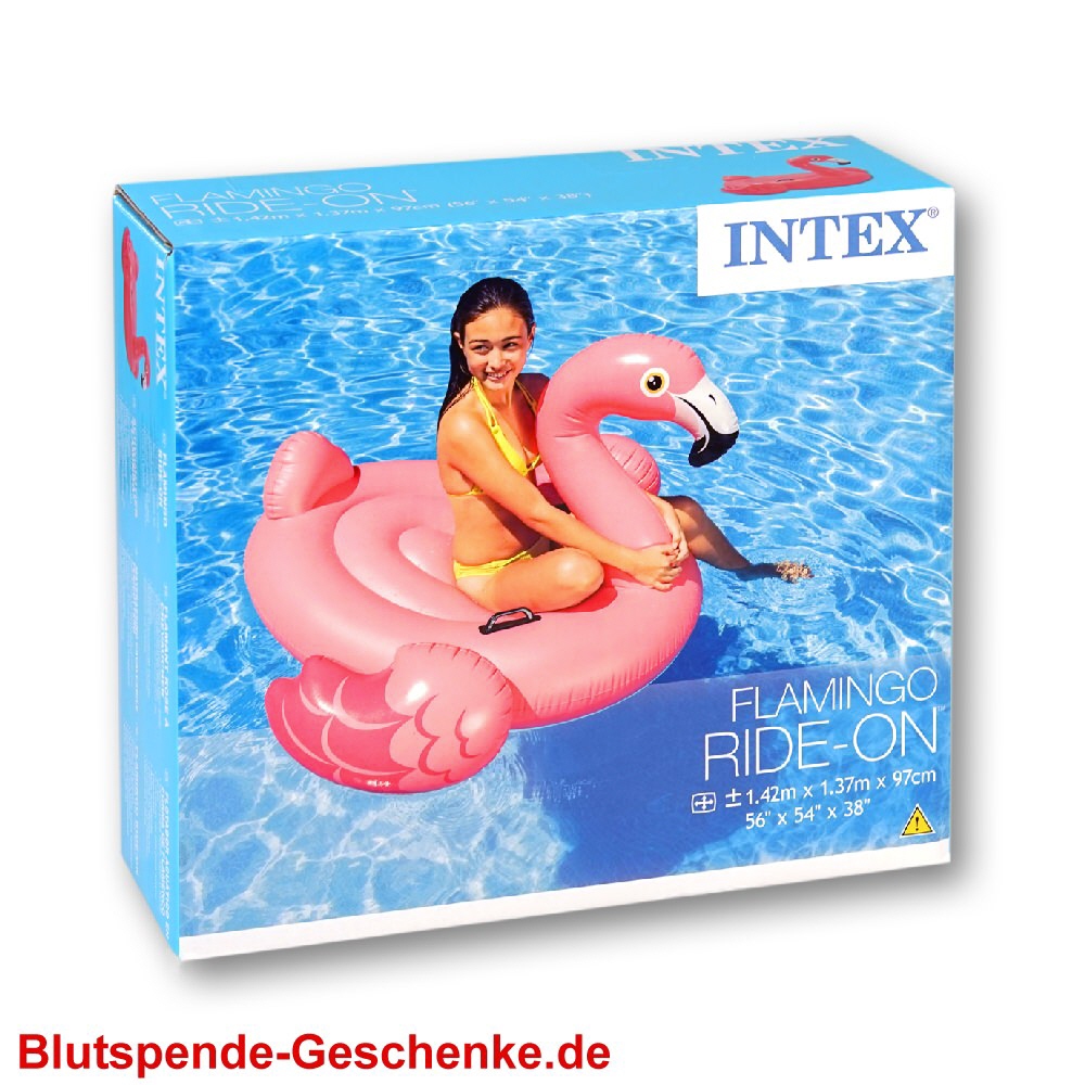 Blutspendegeschenk Aufblasbarer Flamingo