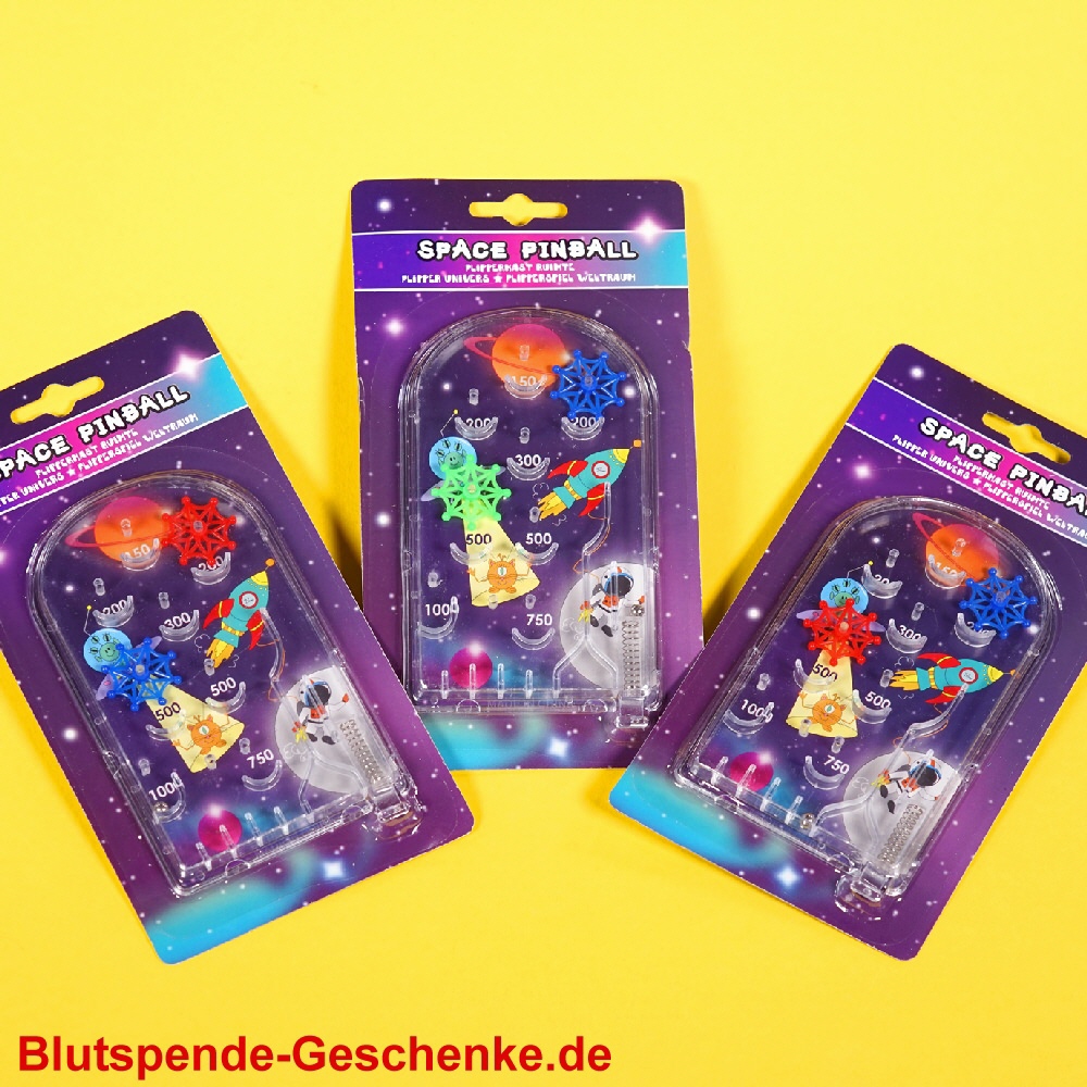 Blutspendegeschenk Weltraum-Flipperspiel