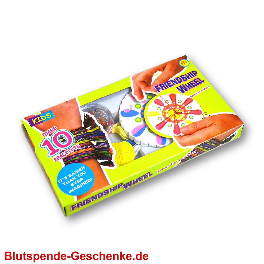 Blutspendegeschenk Freundschaftsband-Set