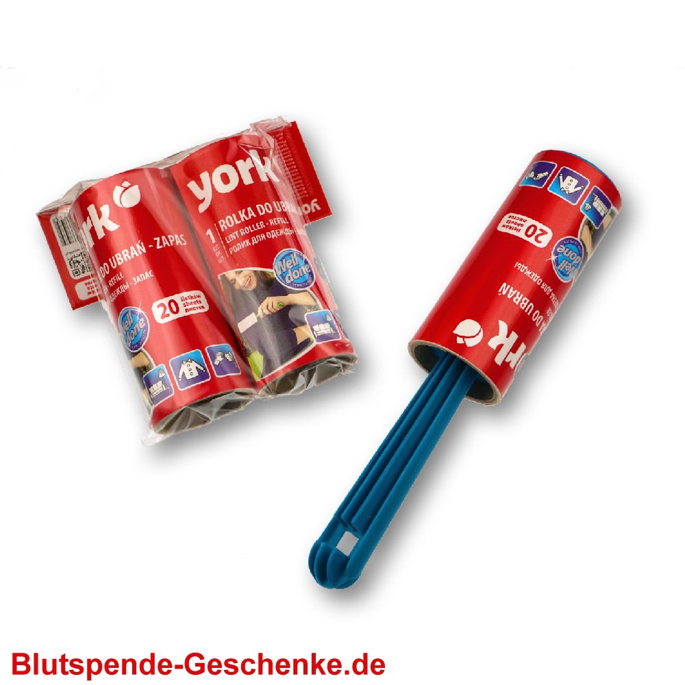Blutspendegeschenk Fussel-Roller