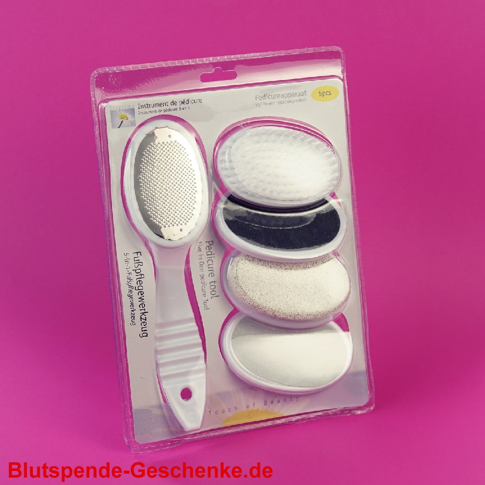 Blutspendegeschenk Fusspflege-Set