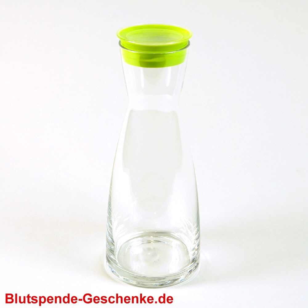 Blutspendegeschenk Glaskaraffe