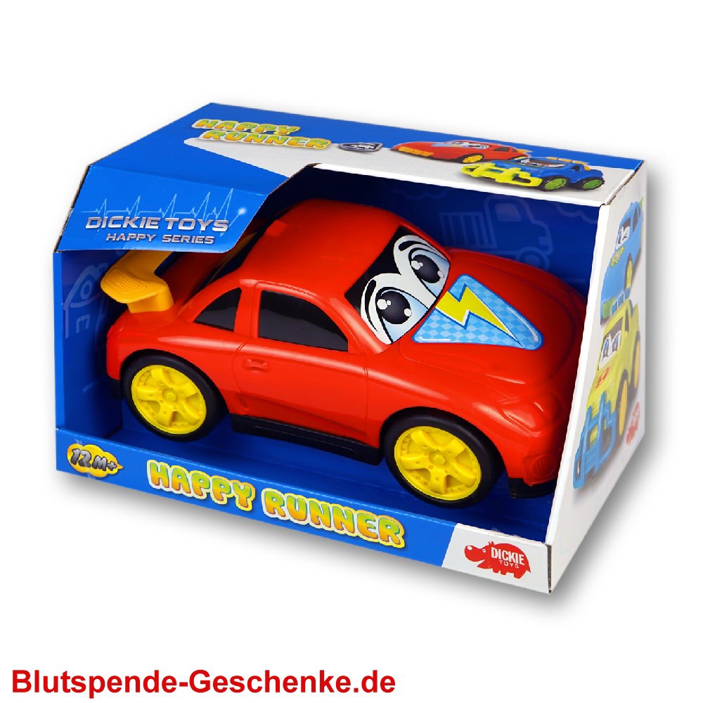 Blutspendegeschenk Happy Runner rot