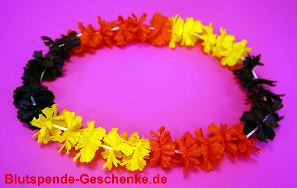 Blutspendegeschenk Hawaii-Blumen Deutschland