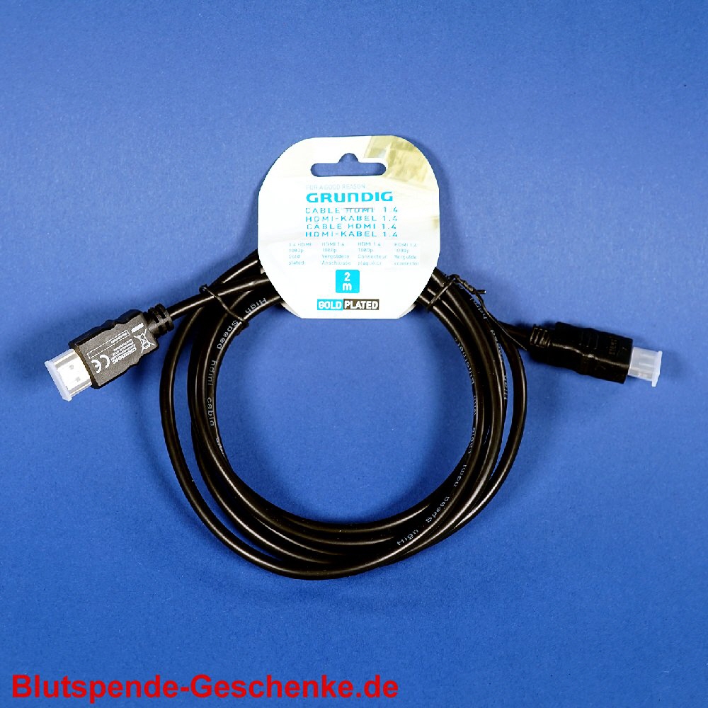 Blutspendegeschenk HDMI-Kabel