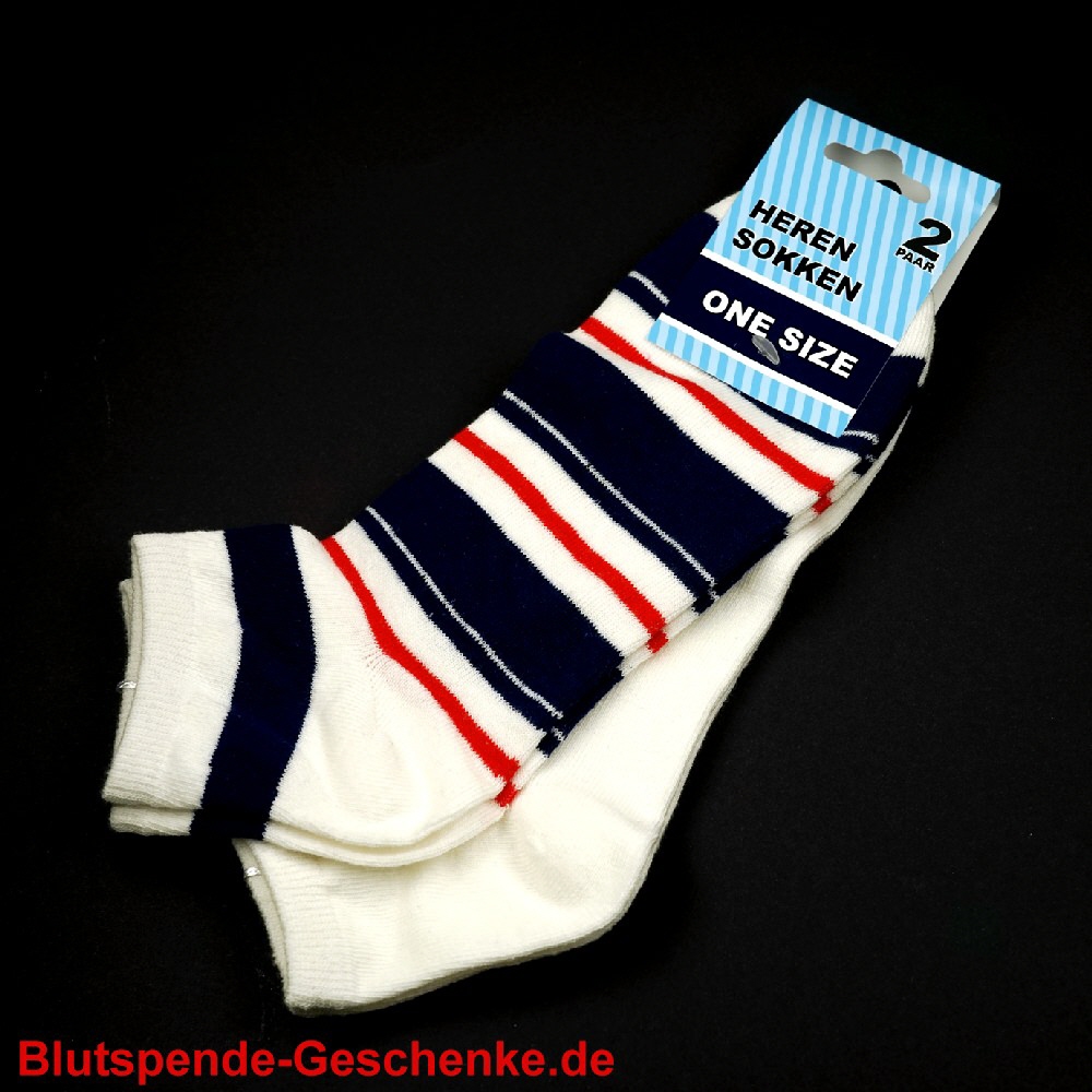 Blutspendegeschenk Sneaker Socken