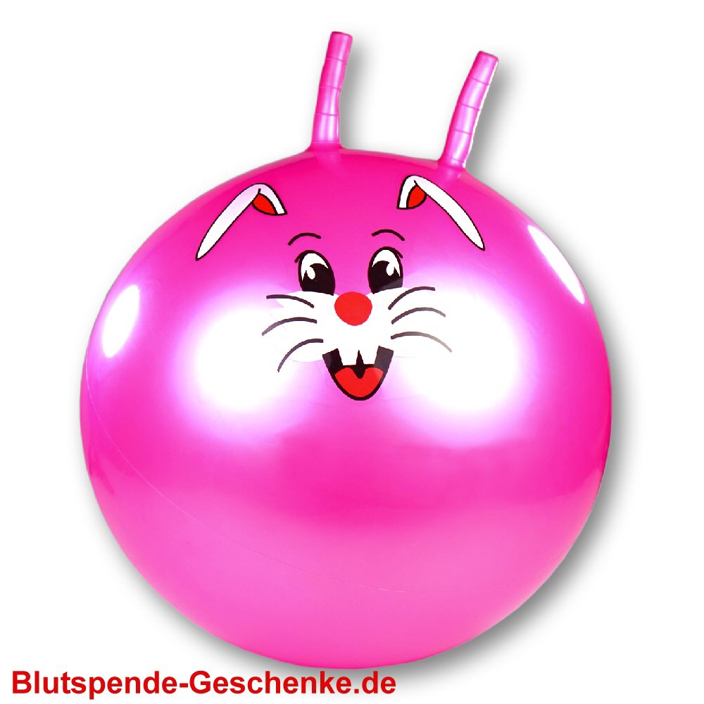 Blutspendegeschenk Hüpfball pink