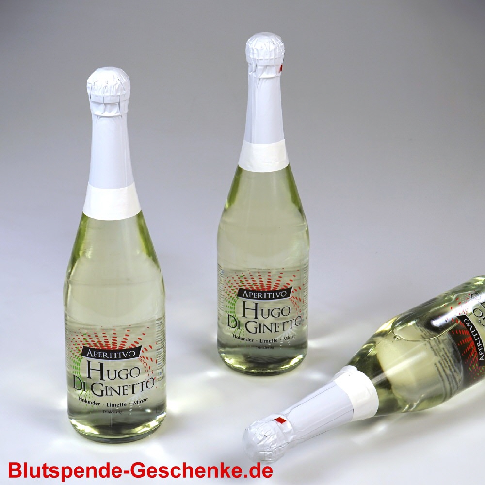 Blutspendegeschenk Getränk Hugo