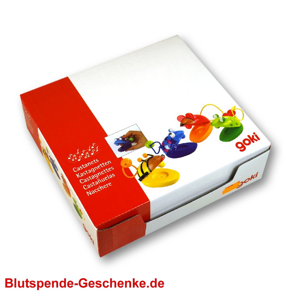 Blutspendegeschenk Kastagnetten