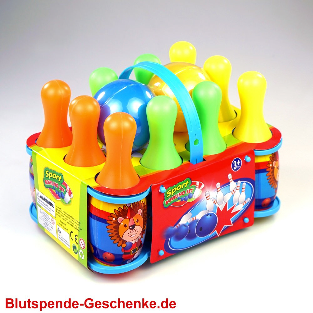 Blutspendegeschenk Bowling-Set