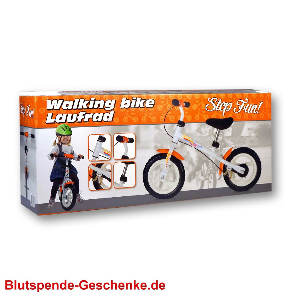Blutspendegeschenk Laufrad für Kinder