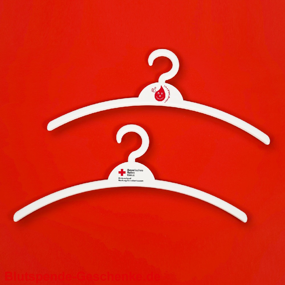 Blutspendegeschenk Kleiderbügel
