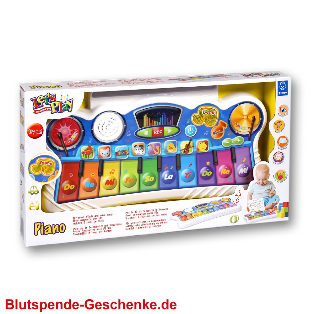 Blutspendegeschenk Kleinkind-Keyboard
