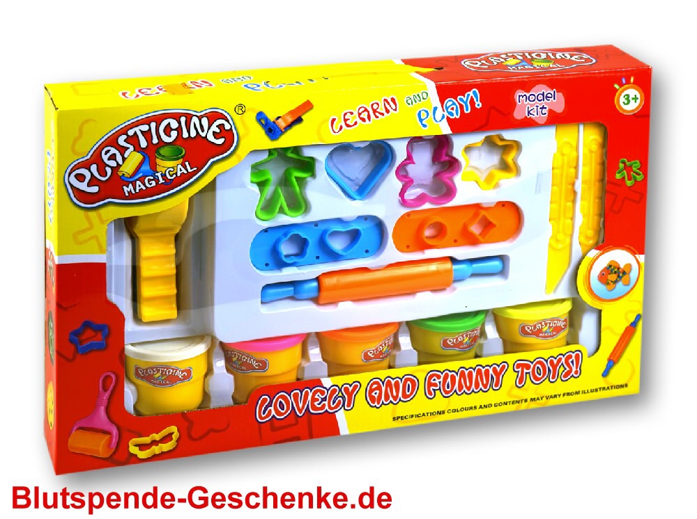 Blutspendegeschenk Knetmasse-Set