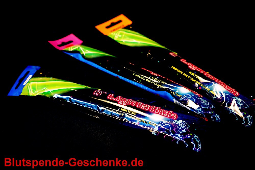 Blutspendegeschenk Knicklicht