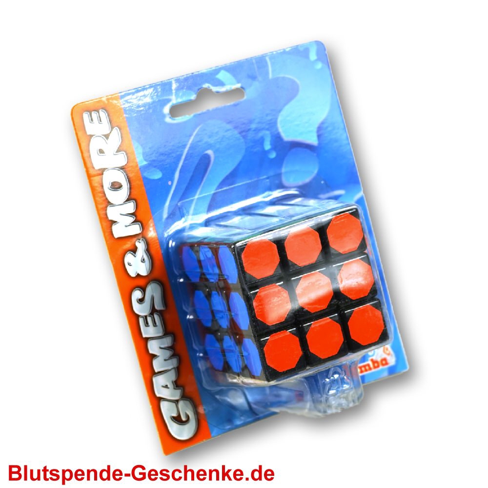 Blutspendegeschenk Knobelwürfel