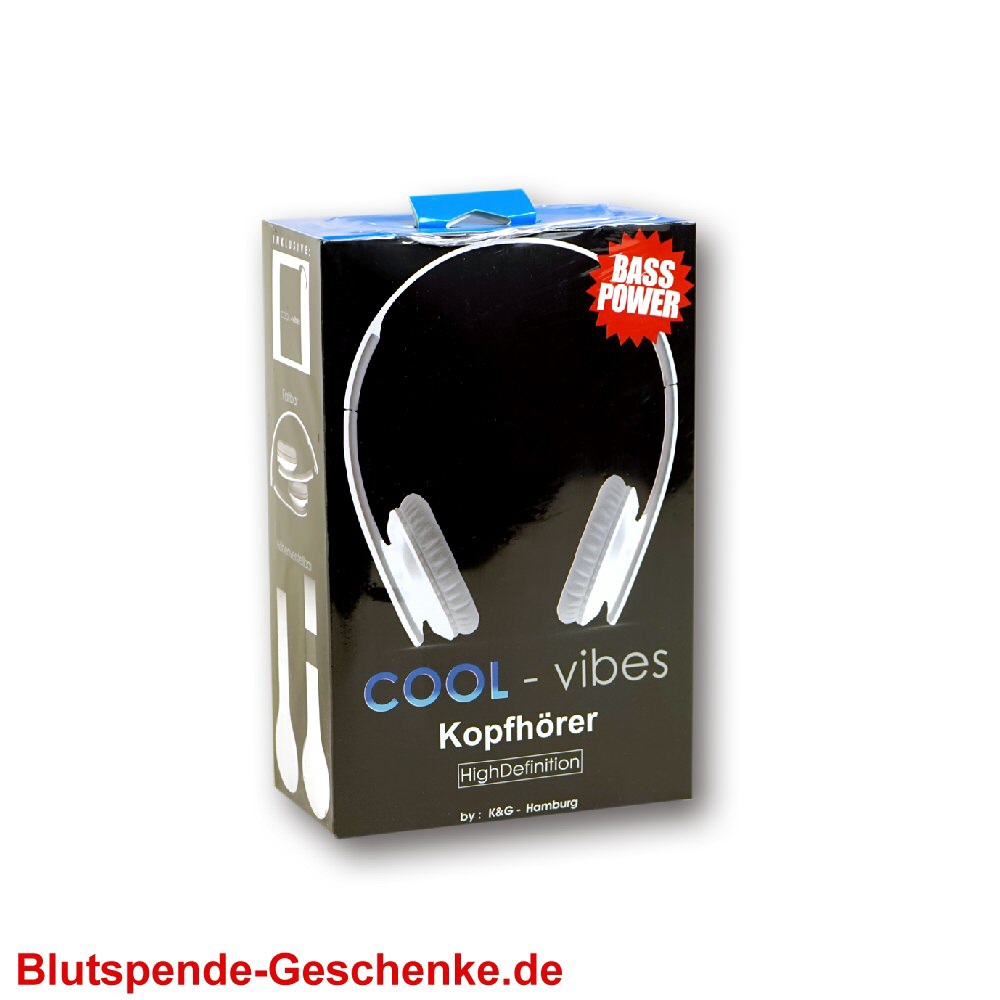 Blutspendegeschenk Kopfhörer für Musik