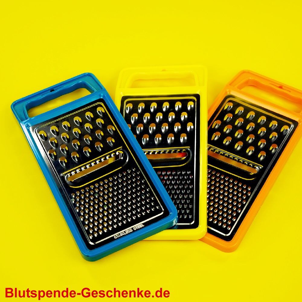 Blutspendegeschenk Küchenreibe
