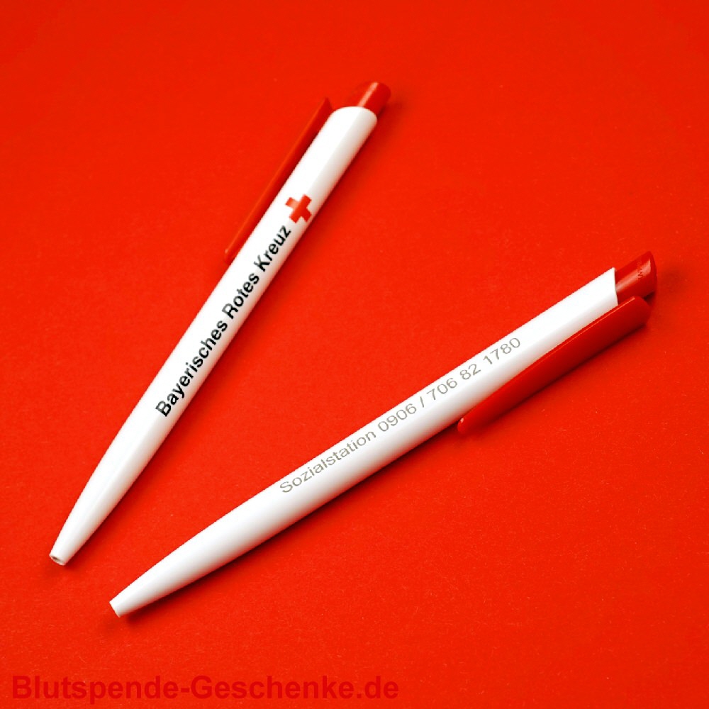 Blutspendegeschenk Kugelschreiber mit Gravur