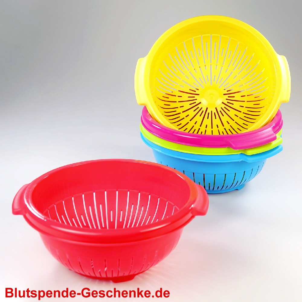 Blutspendegeschenk Abtropfsieb