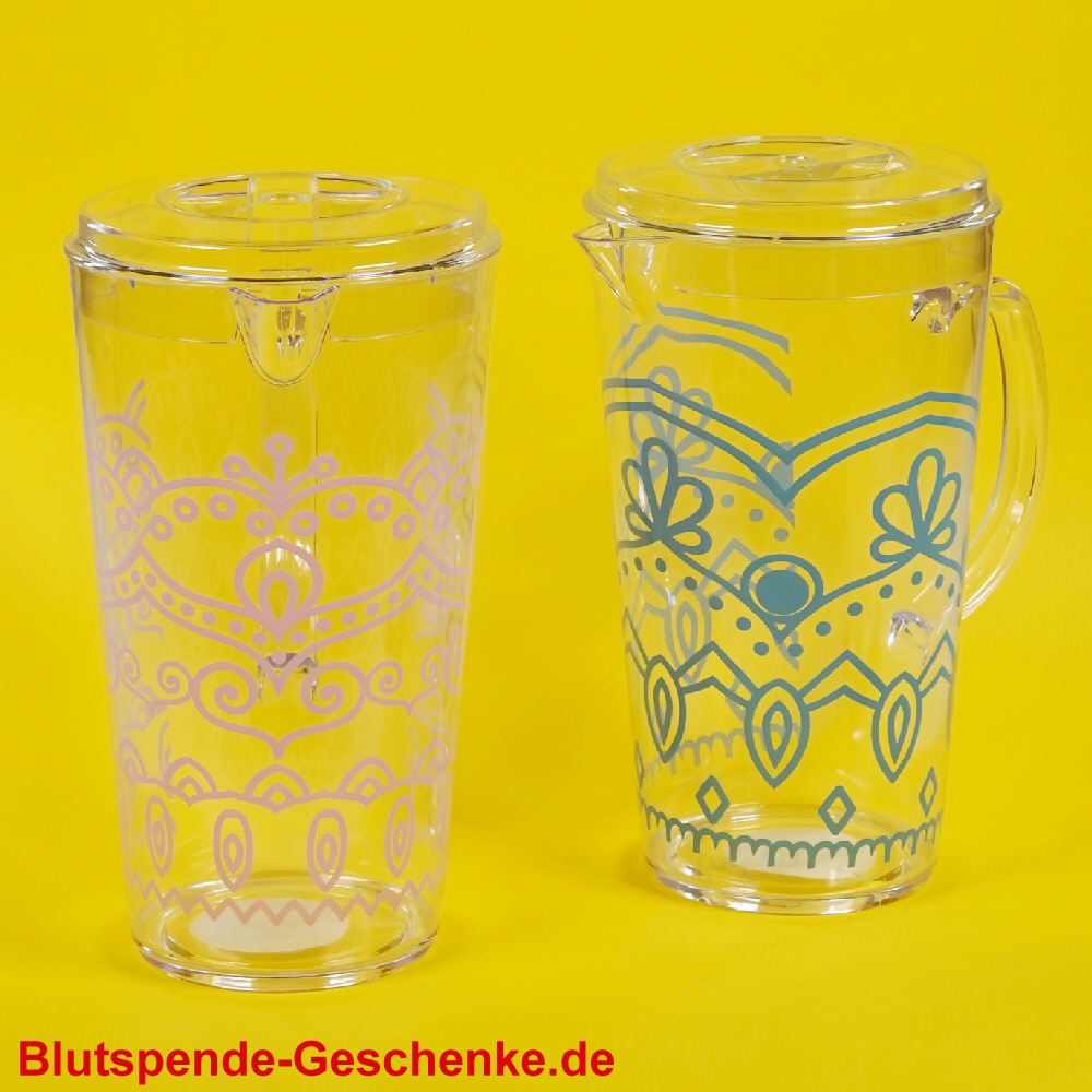 Blutspendegeschenk Kunststoff-Kanne 2 Liter