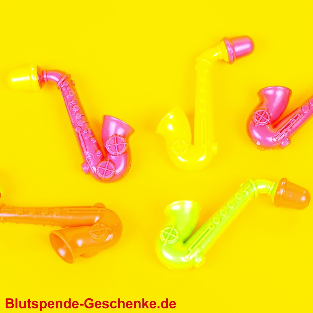Blutspendegeschenk Saxophon-Pfeife