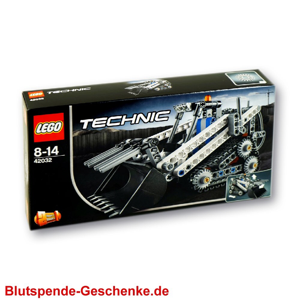 Blutspendegeschenk Lego Technik Bagger