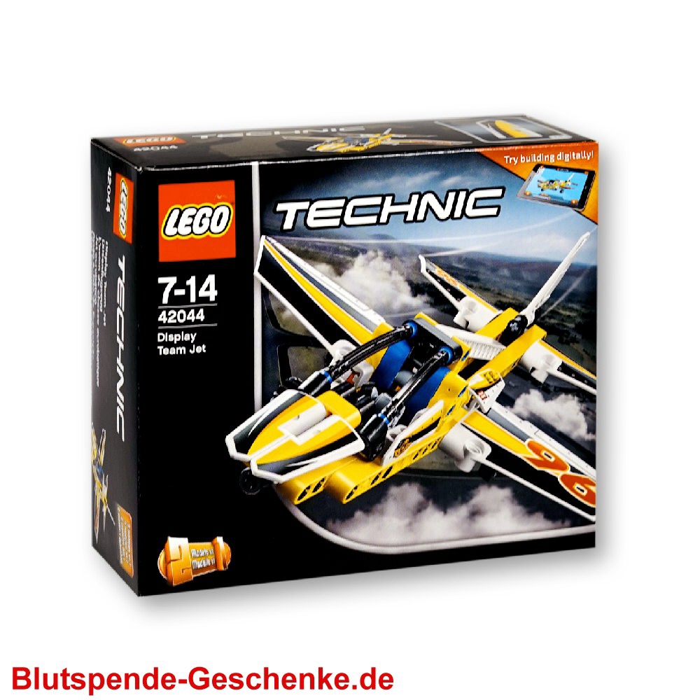 Blutspendegeschenk LEGO Technik Flugzeug