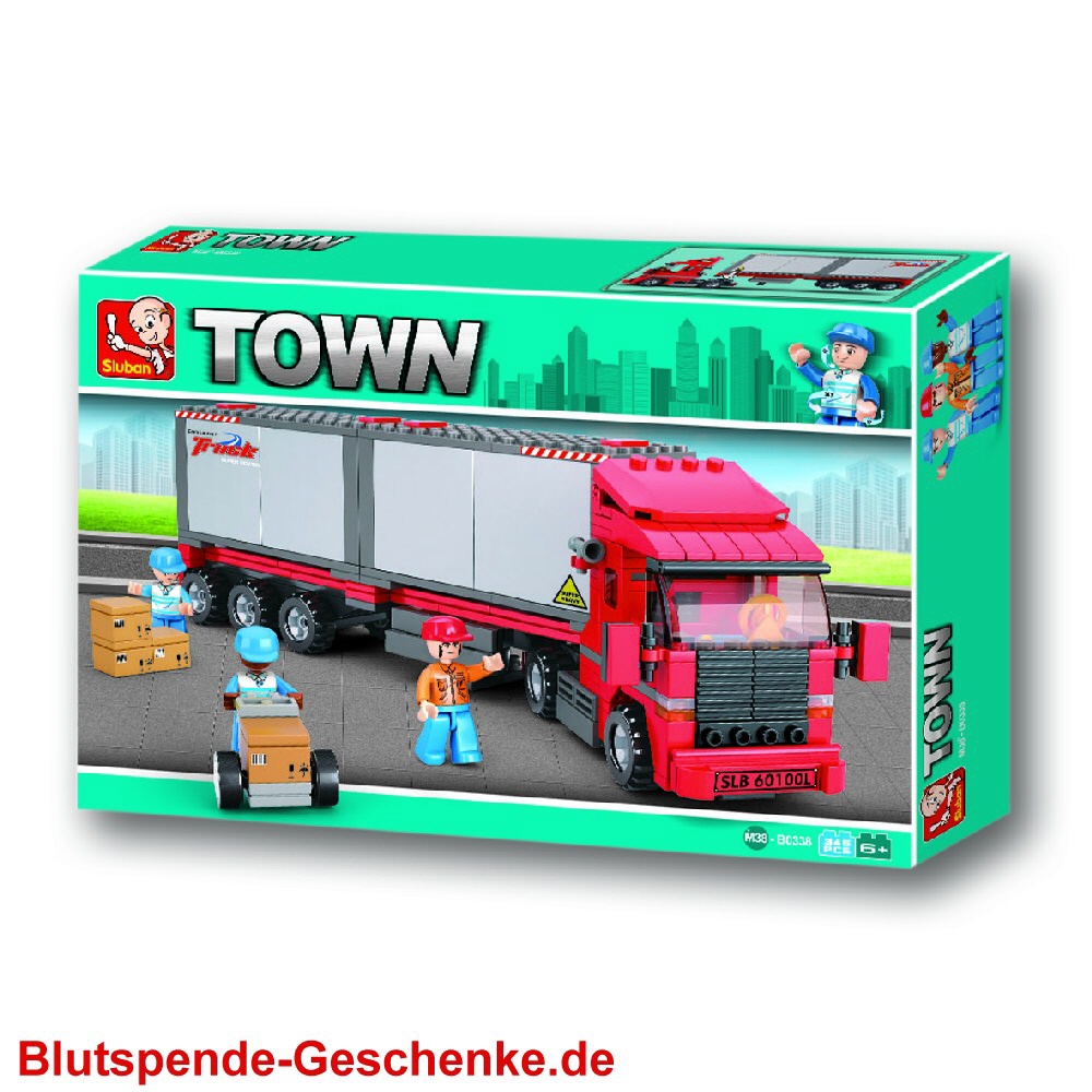 Blutspendegeschenk LKW-Transporter