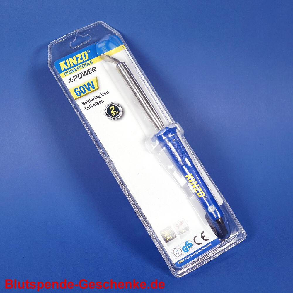 Blutspendegeschenk Lötkolben