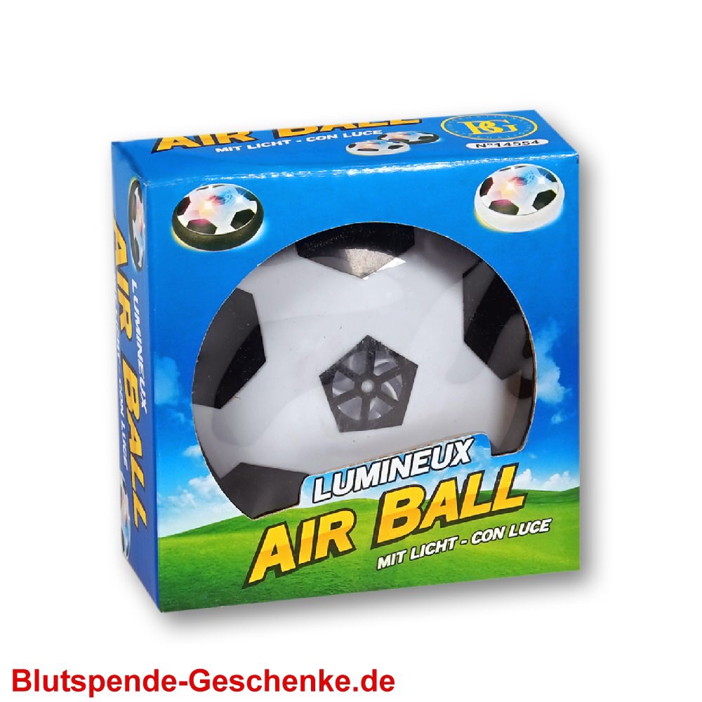 Blutspendegeschenk beleuchteter Luftkissenfussball