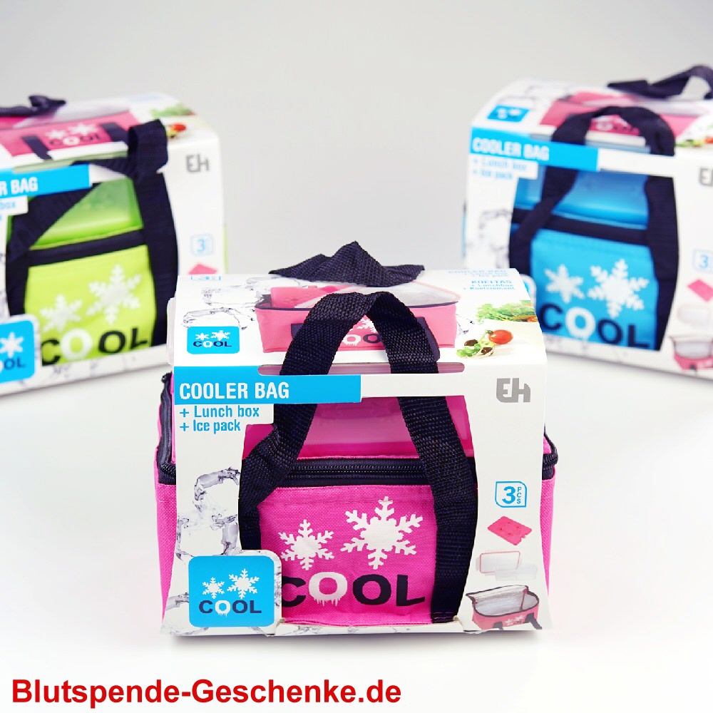 Blutspendegeschenk Kühltaschen-Lunchbox