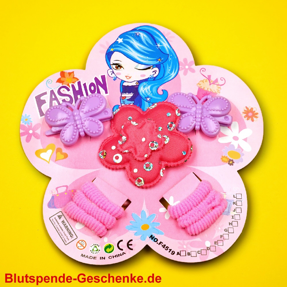 Blutspendegeschenk Mädchen-Haarschmuck