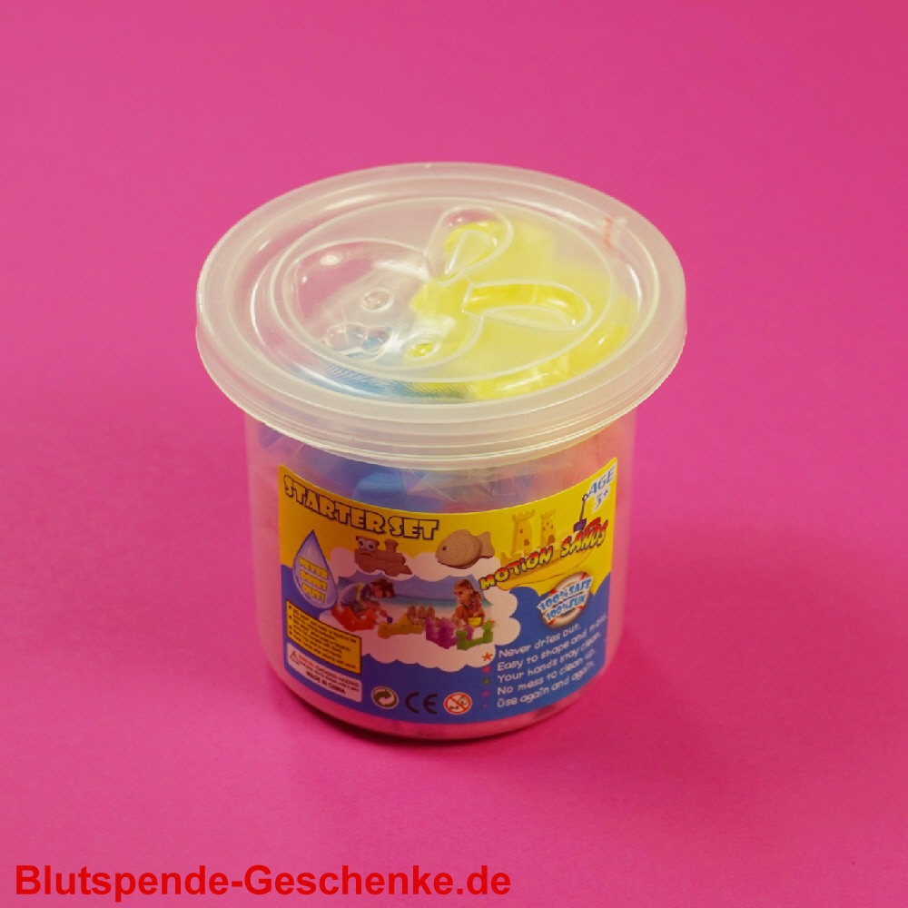Blutspendegeschenk Magischer Spielsand