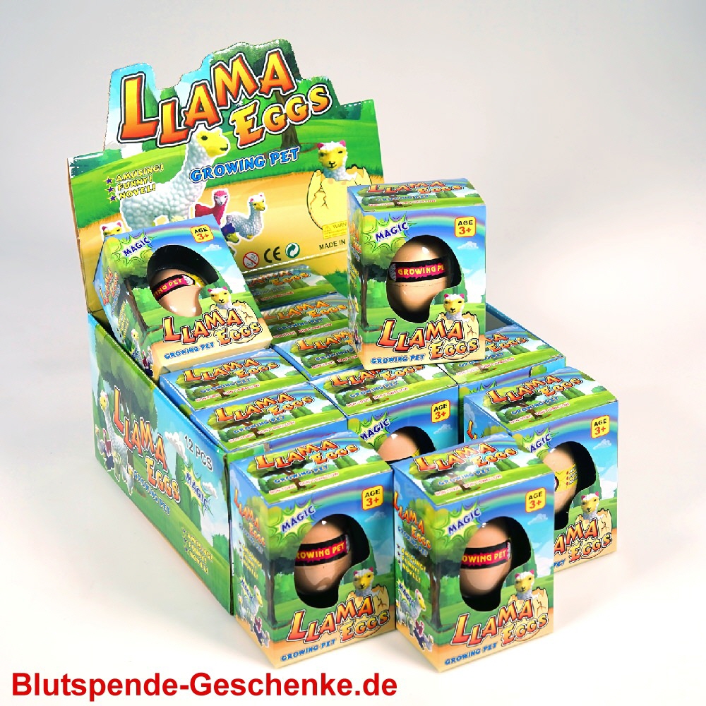 Blutspendegeschenk magisches Lama-Ei