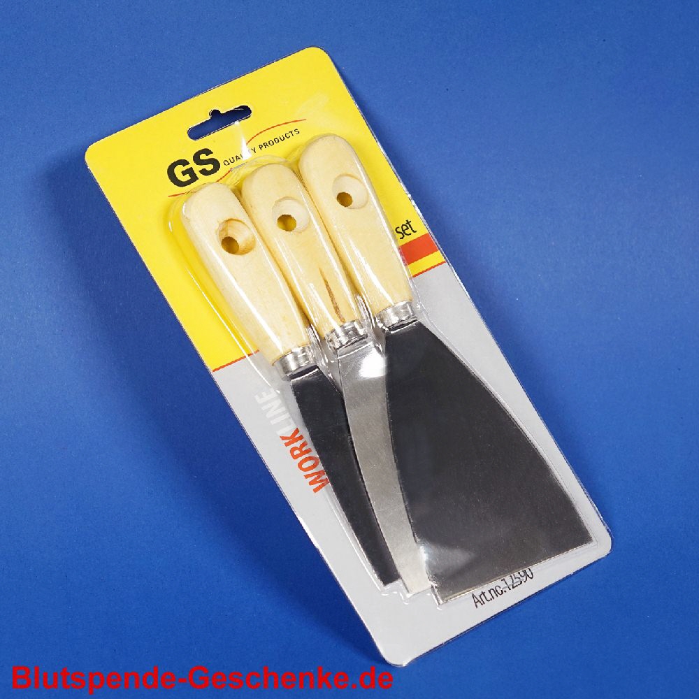 Blutspendegeschenk 3er Spachtelset